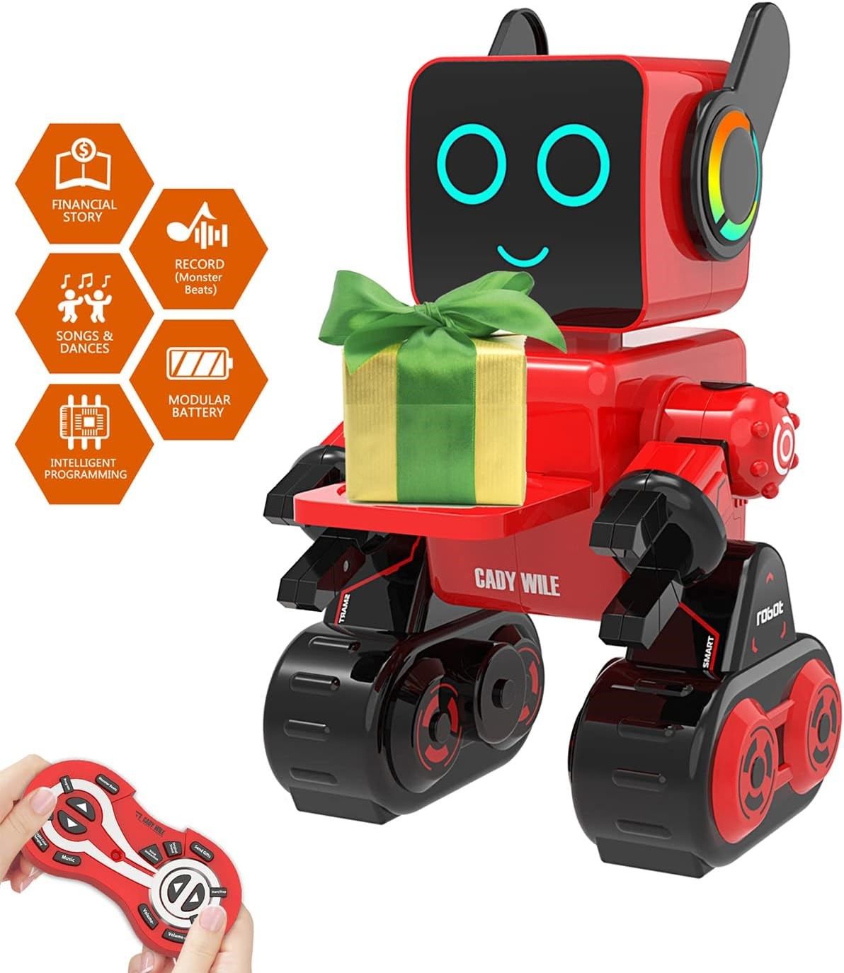 Okk Robot Oyuncak, Dokunmatik ve Ses Kontrolü ile Akıllı RC Robot Kiti