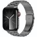 İiteeology Metal Bant Uyumlu Apple Watch Kordon Uzay Gri