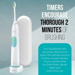 Philips Sonicare Elektrikli Diş Fırçası EssentialClean - Beyaz