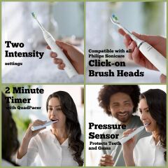Philips Sonicare Elektrikli Diş Fırçası DiamondClean - Beyaz