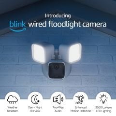 Blink Kablolu Floodlight Kamera - Akıllı güvenlik kamerası