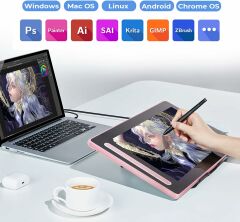 XP-Pen Artist16 Bilgisayar Grafik Tableti 15.4 Inc - Pembe