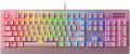 Razer Mekanik Oyun Klavyesi Quartz Pembe Klavye Clicky Switches