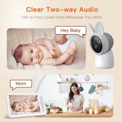ARENTI Video Bebek Monitörü, 2K Ultra HD WiFi Kameralı Ses Monitörü