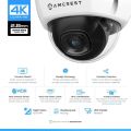 Amcrest 4K 8CH Güvenlik Kamera Sistemi 8CH + 4 Domes w/ 2TB HDD (White)