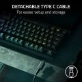 Razer Huntsman V2 TKL Sayısal Tuş Takımız Oyun Klavyesi Klasik Siyah Huntsman V2 TKL Linear Optical Switches