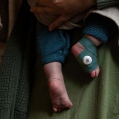 Owlet Dream Çorap - Akıllı Bebek Monitörü - Canlı Nabız, Oksijen Takibi - Yeşil