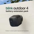 Blink Outdoor 4 Pil Uzatma Paketi - 4 Yıllık Pil Ömrü, Piller Dahildir (Sadece Aksesuar)