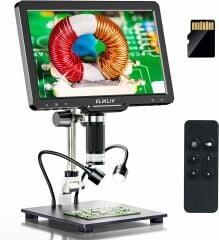 Elikliv EDM501 HDMI Dijital Mikroskop, 10.1 Inc IPS Ekranlı - 1200X - 24MP