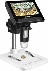 Dcorn 4.3 Inc LCD Dijital Mikroskop, 8 Ayarlanabilir LED Işıklı 10X-1000X