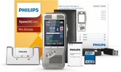 Philips DPM-8000 Cradle ve Speechexec Pro Yazılımlı Profesyonel Dijital Not Alıcısı