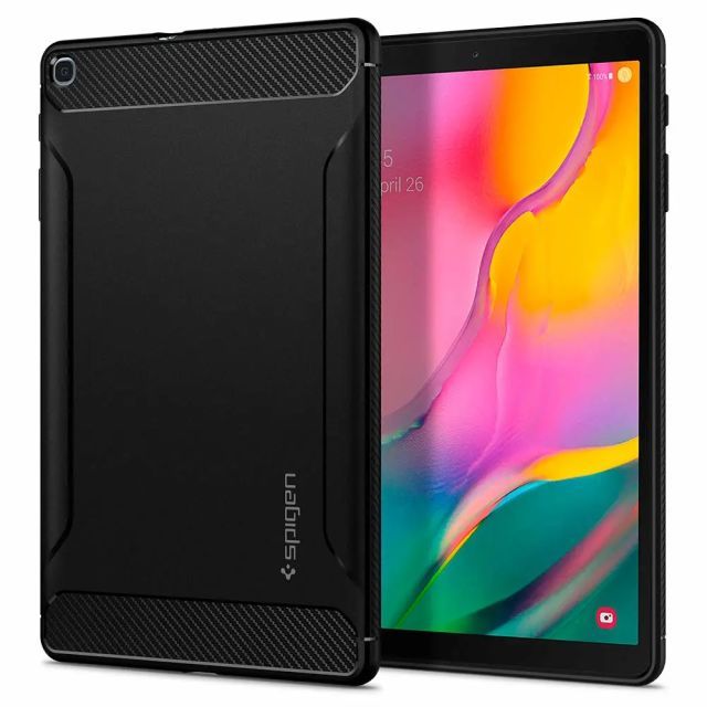 Spigen Rugged Armor Galaxy Tab A 10.1 Kılıf - Matte Black black