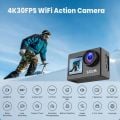 SJCAM Yükseltilmiş SJ4000 4K30FPS WiFi Aksiyon Kamerası SJ4000 DS