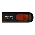 ADATA C008 32 GB USB 2.0 Geri Çekilebilir Kapaksız Flash Bellek 32 GB Siyah