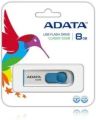 ADATA C008 8GB USB 2.0 Geri Çekilebilir Kapaksız Flash Bellek 8 GB Beyaz