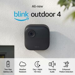 Blink Outdoor 4 (4. Nesil) Kablosuz HD Akıllı Güvenlik Kamerası - 4 Kamera Kit