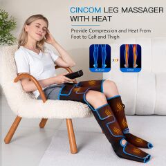 CINCOM Isı ile Bacak Masajı, Mavi