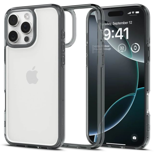 Spigen Ultra Hybrid [Sararma Önleyici] iPhone 16 Pro Max Kılıf iPhone 16 Pro Max Space Crystal