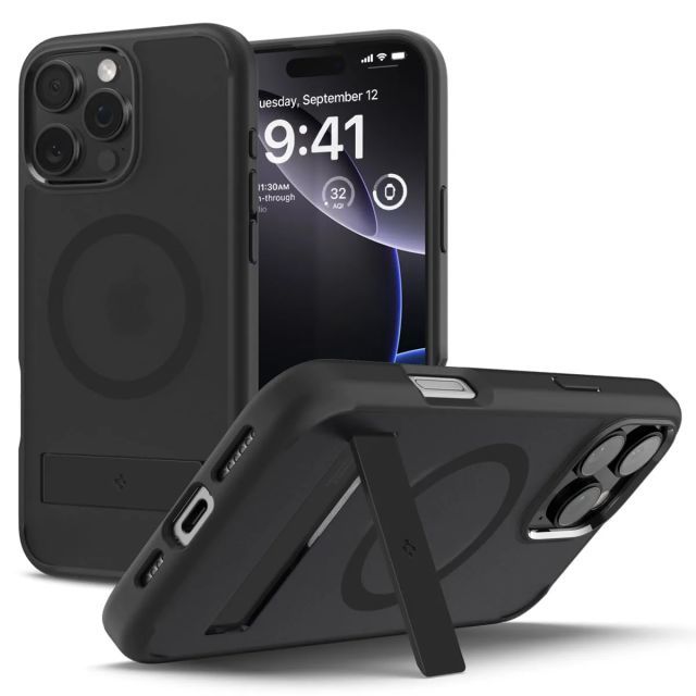 Spigen Ultra Hybrid S MagFit Designed for iPhone 16 Pro Kılıf iPhone 16 Pro Frost Black