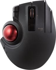 ELECOM Trackball Kablosuz Mouse, Ergonomik Mouse, 3 Cihaz Bağlantısı, Kablolu