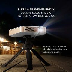 KODAK Luma 450 Taşınabilir Full HD Akıllı Projektör - Wi-Fi, Bluetooth 150 Inc