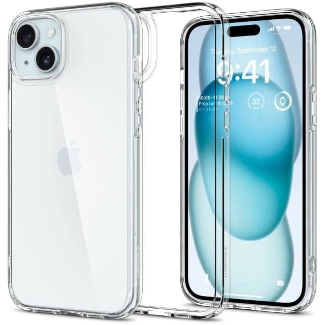 Spigen Ultra Hybrid iPhone 15 Plus Kılıf (2023) iPhone 15 Plus Crystal Clear