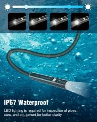 Anhendeler 7.9mm 5 Inc IPS Ekran Borescope Muayene Kamerası - 5m