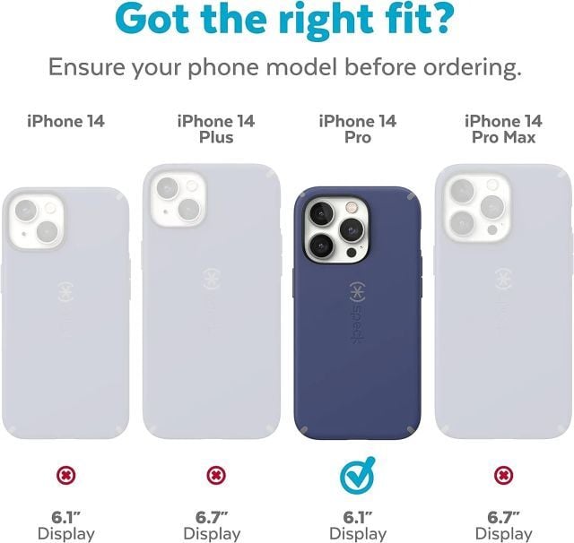 Speck iPhone 14 Pro Kılıfı Renew Green/Sweater Grey