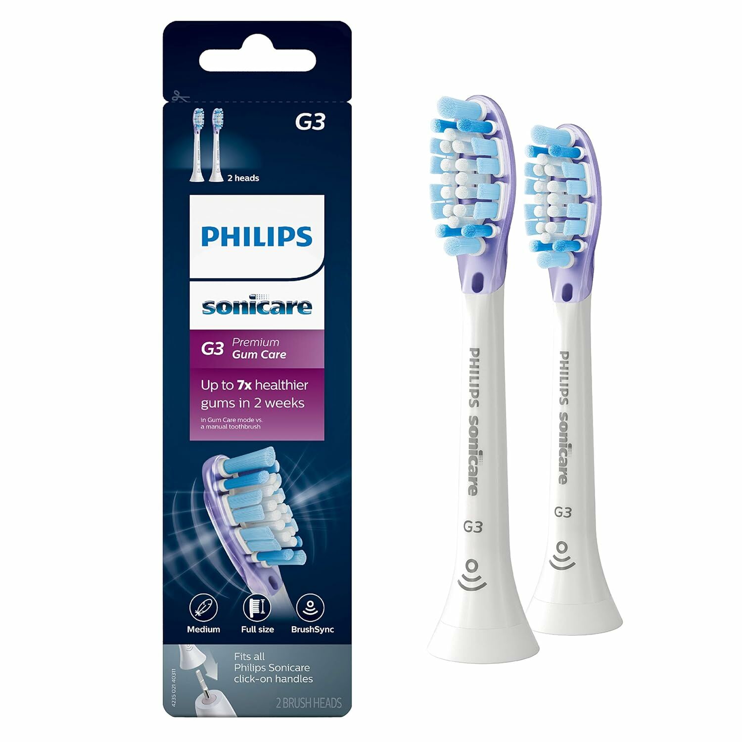 Philips Sonicare G3 Premium Diş Fırçası Başlıkları - 2 Adet - HX9052/65