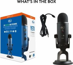 Blue Yeti USB Mikrofon PC, Mac, Oyun vb. İçin