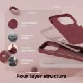 elago iPhone 15 Pro Max ile Uyumlu Liquid Silikon Kılıf Bordo