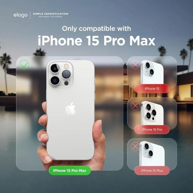 elago iPhone 15 Pro Max ile Uyumlu Liquid Silikon Kılıf Açık Pembe