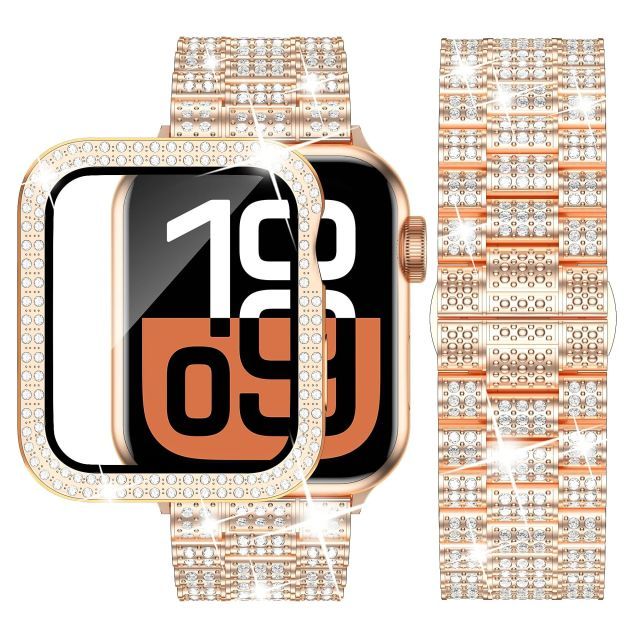 İiteeoloji Uyumlu Apple Watch Kordonu Rose Gold 44MM