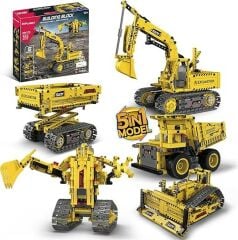 Suplanet Yapı Setleri, STEM Projeleri İnşaat Oyuncakları Buldozer/Robot