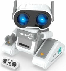 STEMTRON RC Şarj Edilebilir Uzaktan Kumandalı Robot Oyuncak - Beyaz