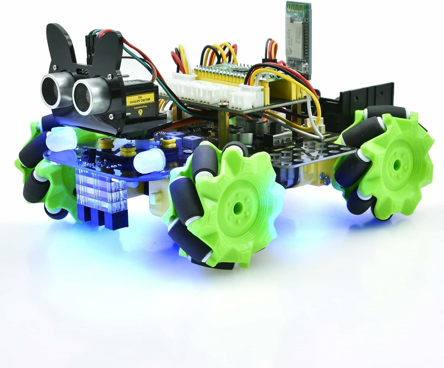 KEYESTUDIO 4WD Mecanum PICO Robot Araba - Raspberry Pi Pico Dahil