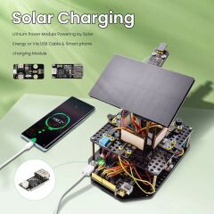 KEYESTUDIO DIY Güneş Takip Elektronik Kiti - Arduino, Akıllı Telefon Şarj Modülü