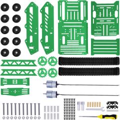 LewanSoul 2WD Motorlu Tank Araba Şasi Kiti - Şok Emici Robot