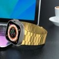 İiteeoloji Uyumlu Apple Watch Kordonu Gold