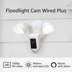 Ring Floodlight Cam Wired Plus - Hareketle Etkinleştirilen 1080p HD Video