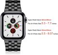 İiteeology Metal Bant Uyumlu Apple Watch Kordon Black