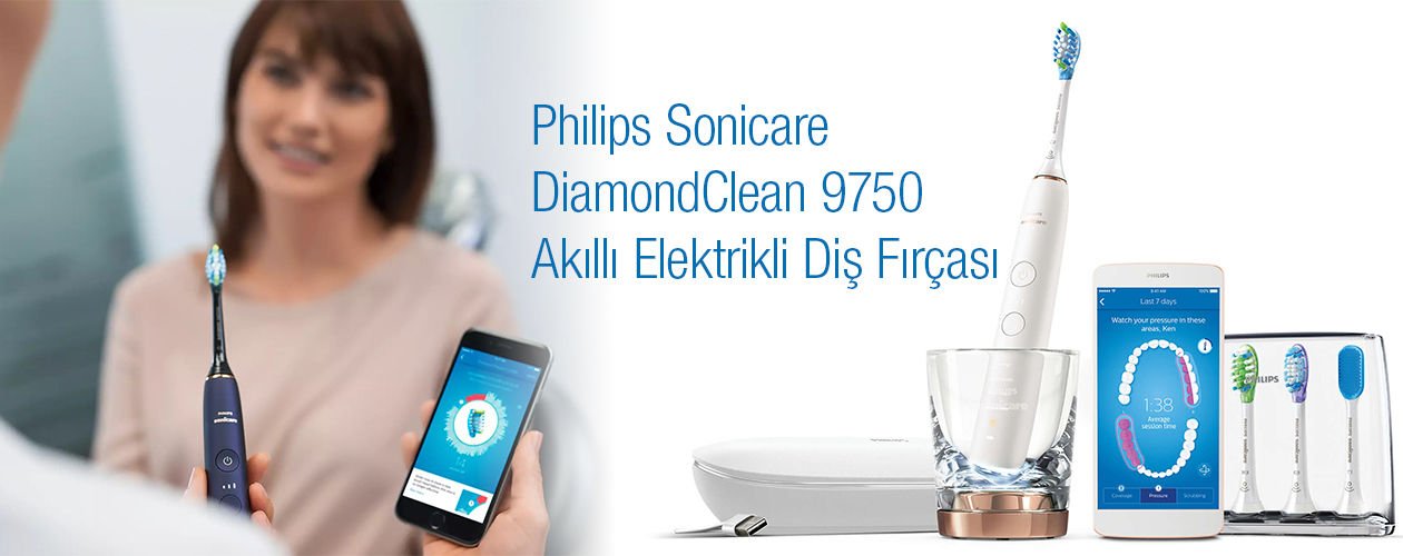 Philips Sonicare DiamondClean 9750 Akıllı Elektrikli Diş Fırçası