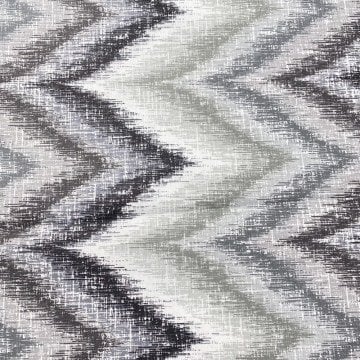 Modern Zigzag Gri Poplin Kumaş