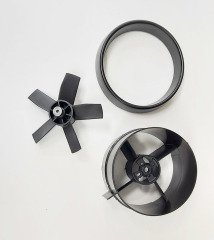 Haoye 89mm Ducted Fan Set H58mm (İç mil çapı: 3.17mm) (Motor Yok)