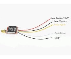 TS5828 5.8G 600mW 48CH Mini AV Verici FPV Görüntü Aktarıcı