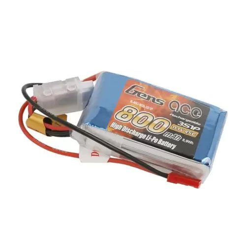 Gens Ace 11.1v 800mah 45C 3S LiPo