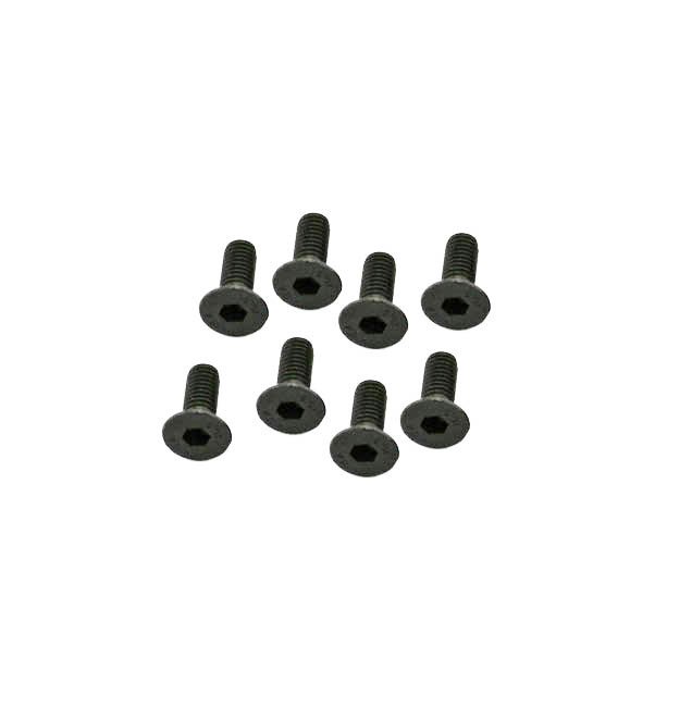 M3x8 mm (8 Adet Flat Head Hex Socket Civata)