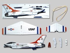 Thunderbird Airplane Serbest Model Uçak