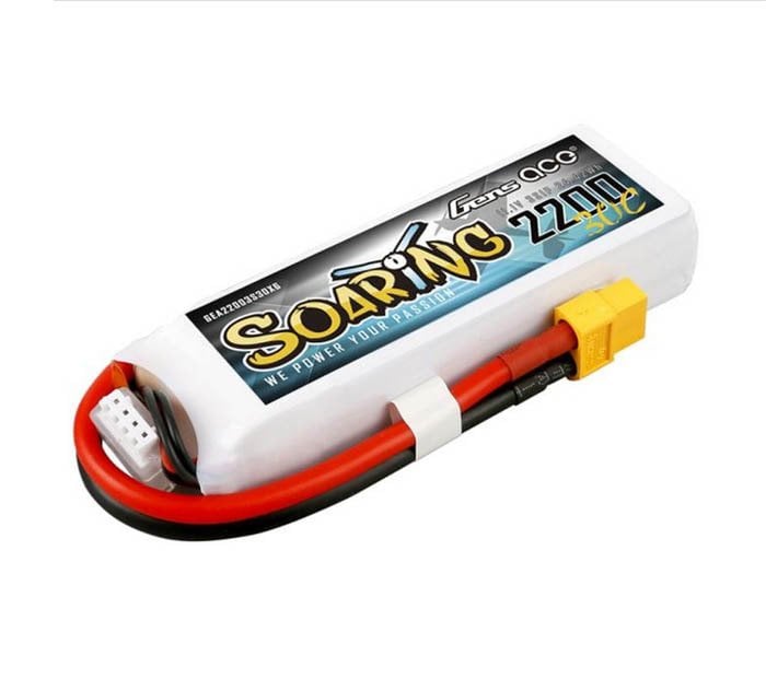 Gens Ace 11.1v 2200mah 30C 3S LiPo P3326