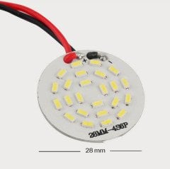 24 LED Bright White Head Light (12V - 3S)